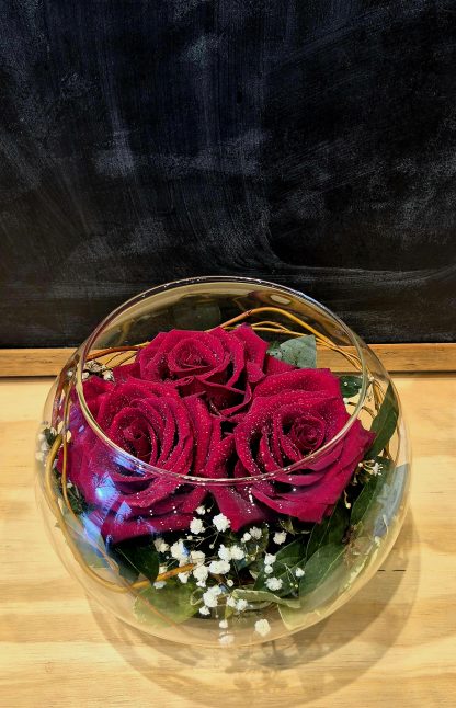 Esfera con 3 Rosas
